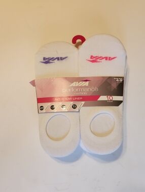 9 Avia Performance No Show Liner Socks